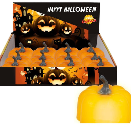 Halloween Tafeldecoratie Pompoen Licht van Fiestas Guirca koop je bij Partywinkel