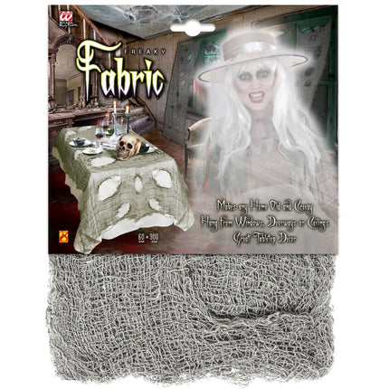 Halloween Tafelkleed Grijs 3m van Widmann koop je bij Partywinkel