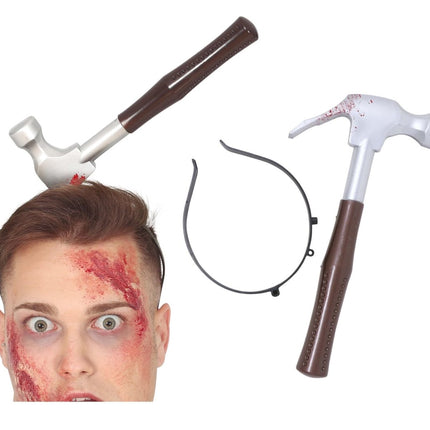 Halloween Tiara Hamer van Fiestas Guirca koop je bij Partywinkel