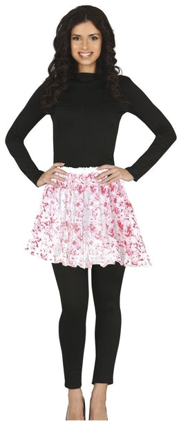 Halloween Tutu Dames Bloederig 40cm - Partywinkel - 8434077190234