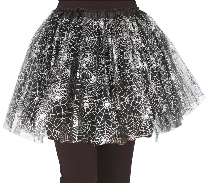 Halloween Tutu Meisje Spinnenweb 30cm - Partywinkel - 8434077190135