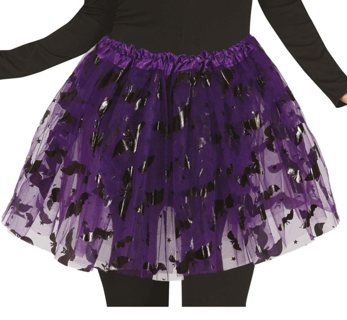 Halloween Tutu Paars 40cm - Partywinkel - 8434077179581