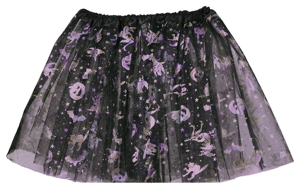 Halloween Tutu Paars Kind - Partywinkel - 8434077177969