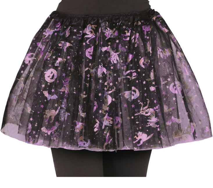 Halloween Tutu Paars Kind - Partywinkel - 8434077177969