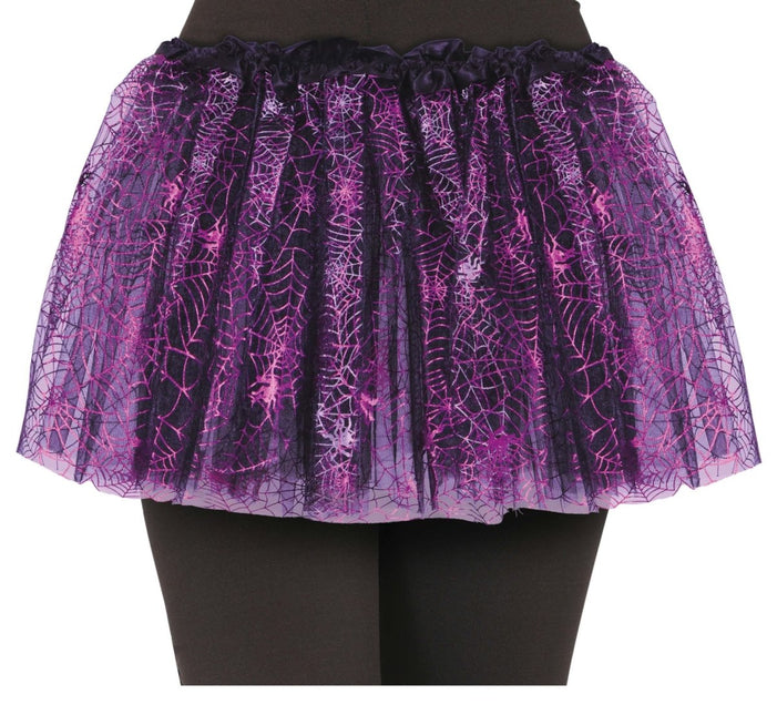 Halloween Tutu Paars Spinnen - Partywinkel - 8434077177976