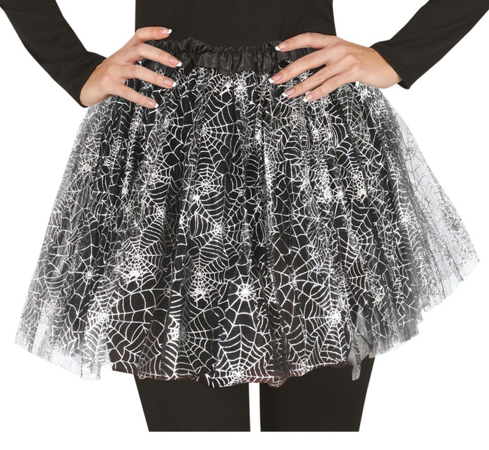 Halloween Tutu Spinnenweb 40cm - Partywinkel - 8434077190227