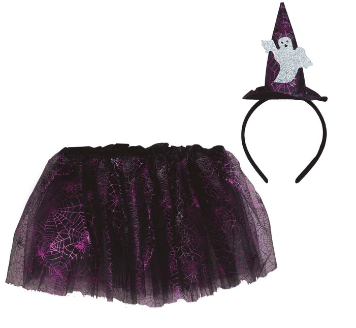 Halloween Verkleedset Meisje 30cm 2 delig - Partywinkel - 8434077190197