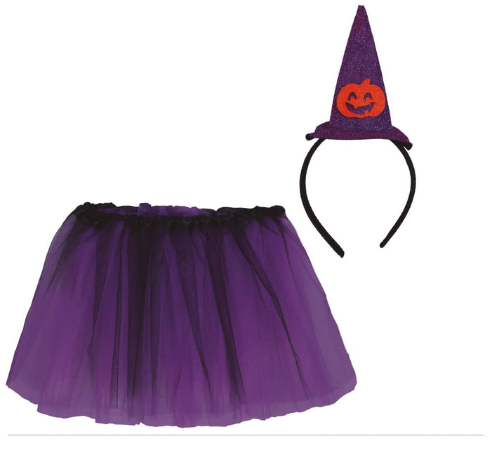 Halloween Verkleedset Meisje Heks 30cm - Partywinkel - 8434077190173
