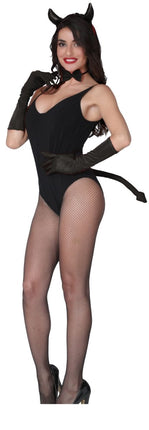 Halloween Verkleedset Zwart Dames Duivel - Partywinkel - 8434077268292