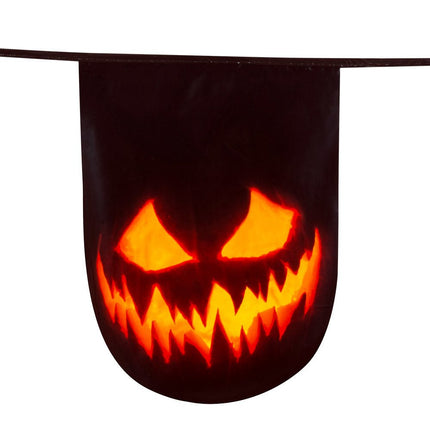 Halloween Vlaggenlijn Creepy Pumpkin 6m van Boland koop je bij Partywinkel