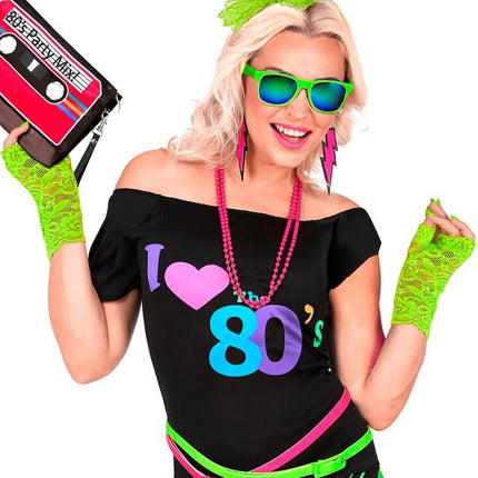 Handschoenen Neon Groen Kant van Widmann koop je bij Partywinkel