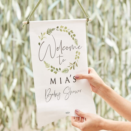 Hangdecoratie Bord Babyshower 40cm van Ginger Ray koop je bij Partywinkel