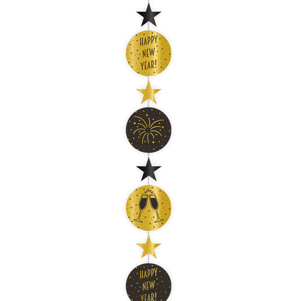 Hangdecoratie Happy New Year 120cm van Paper Dreams koop je bij Partywinkel