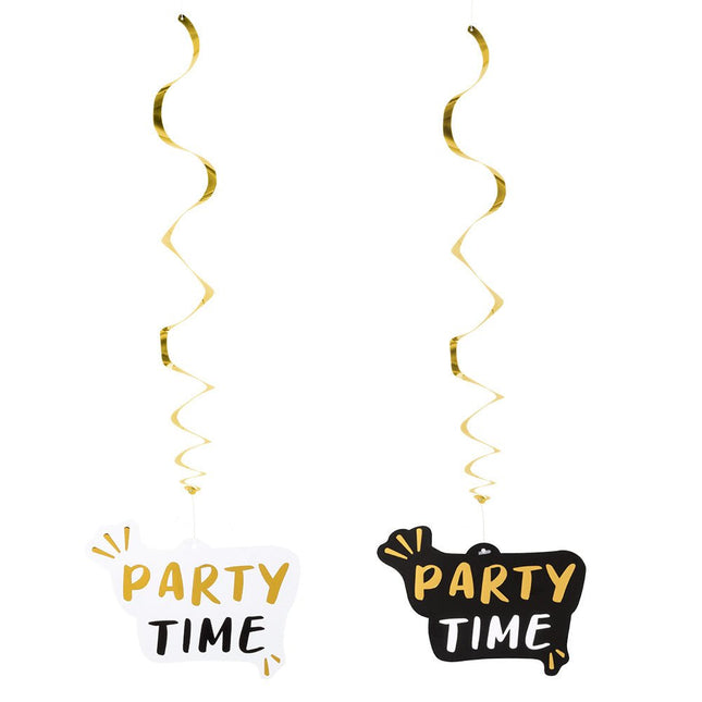 Hangdecoratie Party Time Dubbelzijdig 85cm van Boland koop je bij Partywinkel