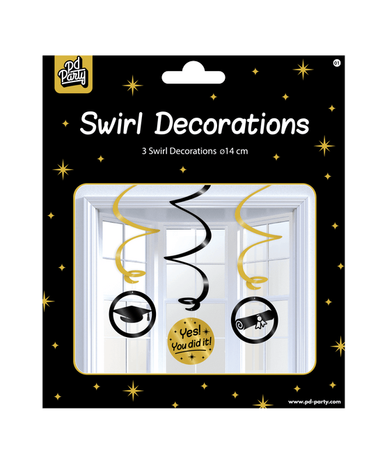 Hangdecoratie You Did It 14cm 3st van Paper Dreams koop je bij Partywinkel