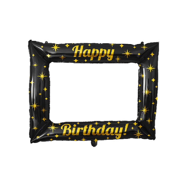 Happy Birthday Ballon Frame 85cm van Paper Dreams koop je bij Partywinkel