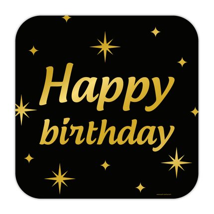 Happy Birthday Deurbord 50cm van Paper Dreams koop je bij Partywinkel