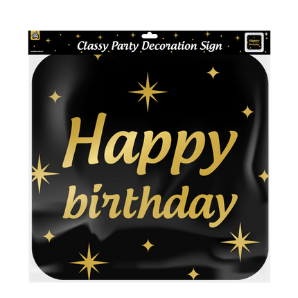 Happy Birthday Deurbord 50cm van Paper Dreams koop je bij Partywinkel