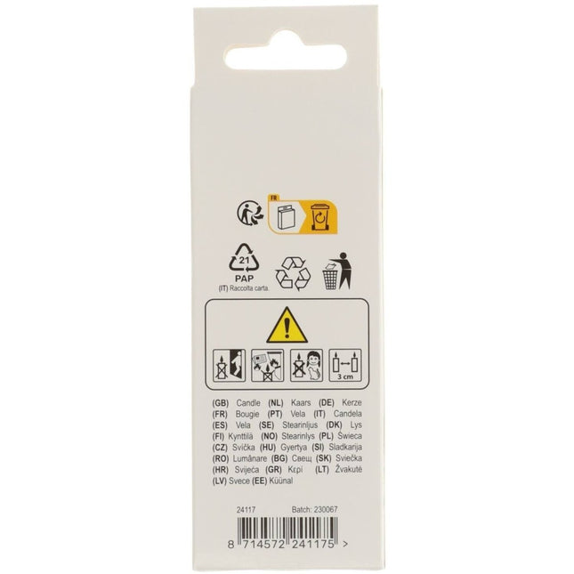 Happy Birthday Kaars 7 Jaar 7cm van Folat koop je bij Partywinkel