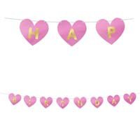 Happy Birthday Letterslinger Hartjes 2,8m van Procos koop je bij Partywinkel