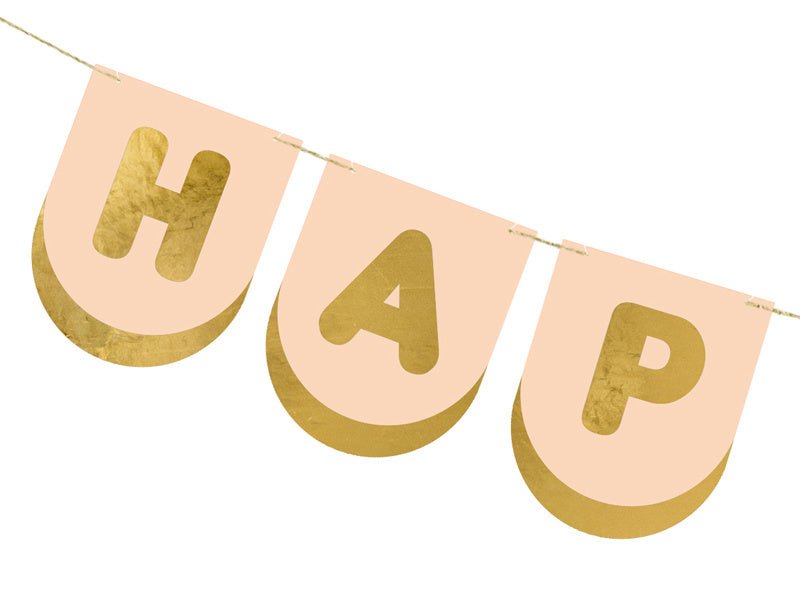 Happy Birthday Letterslinger Roze 1,5m van Partydeco koop je bij Partywinkel