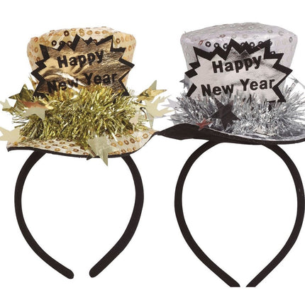 Happy New Year Hoed 21cm van Fiestas Guirca koop je bij Partywinkel