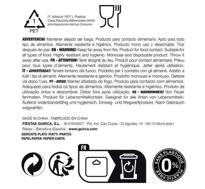 Harry Potter Borden 23cm 6st van Fiestas Guirca koop je bij Partywinkel