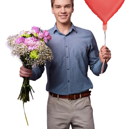 Hartjes Ballonnen 40cm van Fiestas Guirca koop je bij Partywinkel