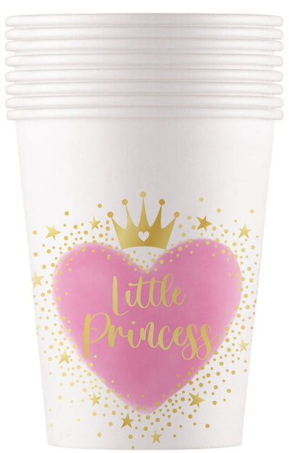 Hartjes Bekers Little Princess 200ml 8st van Procos koop je bij Partywinkel