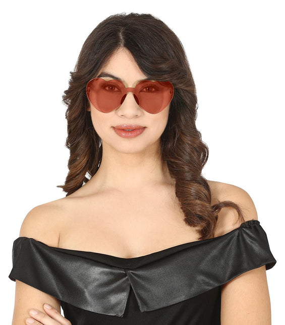 Hartjes Bril Rood - Partywinkel - 8434077166970