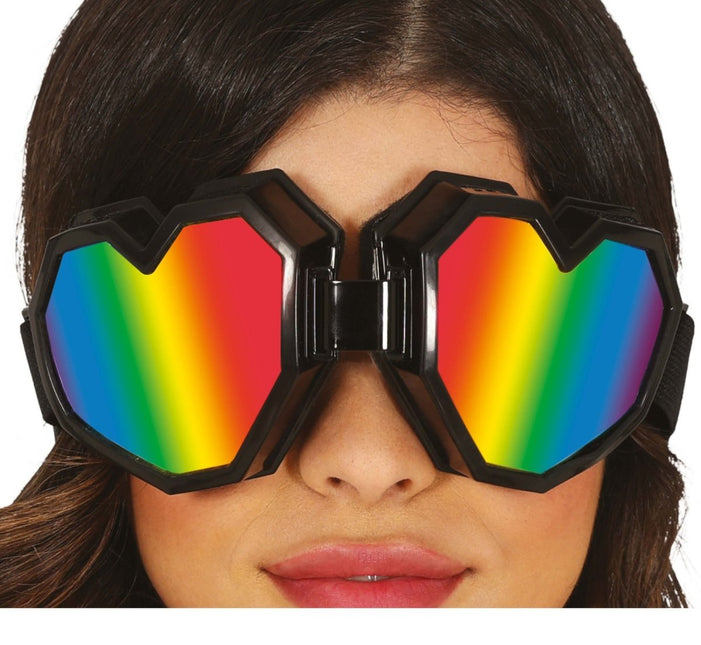 Hartjes Skibril Regenboog - Partywinkel - 8434077272077