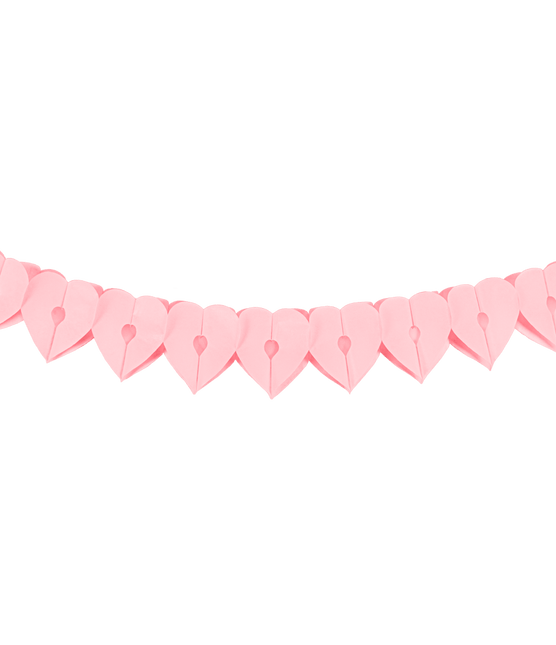 Hartjes Slinger Roze 6m van Paper Dreams koop je bij Partywinkel