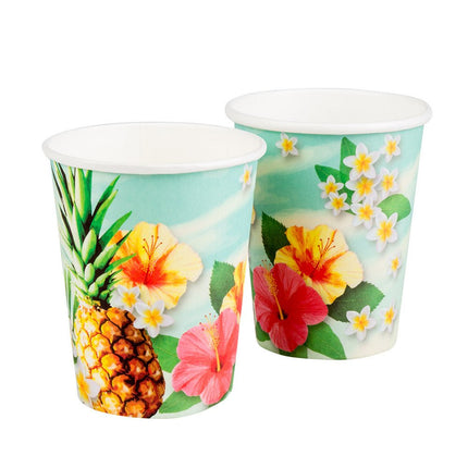 Hawaii Bekers Papier 210ml 10st van Boland koop je bij Partywinkel