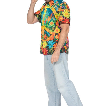 Hawaii Blouse Heren Hippie van Wilbers & Wilbers koop je bij Partywinkel
