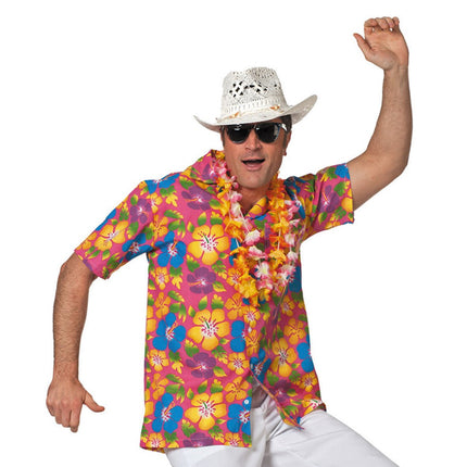 Hawaii Blouse Roze van Wilbers & Wilbers koop je bij Partywinkel