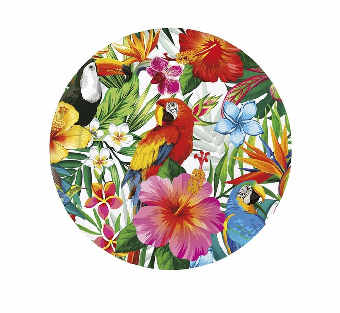 Hawaii Borden 23cm 6st van Fiestas Guirca koop je bij Partywinkel