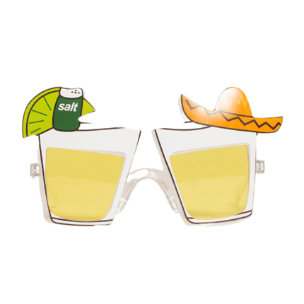 Hawaii Bril Gekleurd Cocktail van Partychimp koop je bij Partywinkel