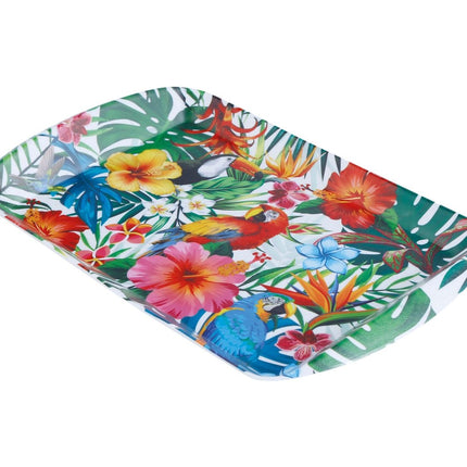 Hawaii Dienblad Plastic 39cm van Fiestas Guirca koop je bij Partywinkel