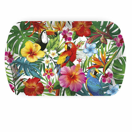 Hawaii Dienblad Plastic 39cm van Fiestas Guirca koop je bij Partywinkel