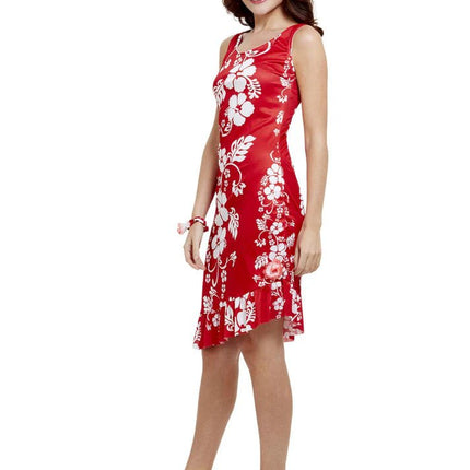 Hawaii Jurk Rood M van Smiffys koop je bij Partywinkel
