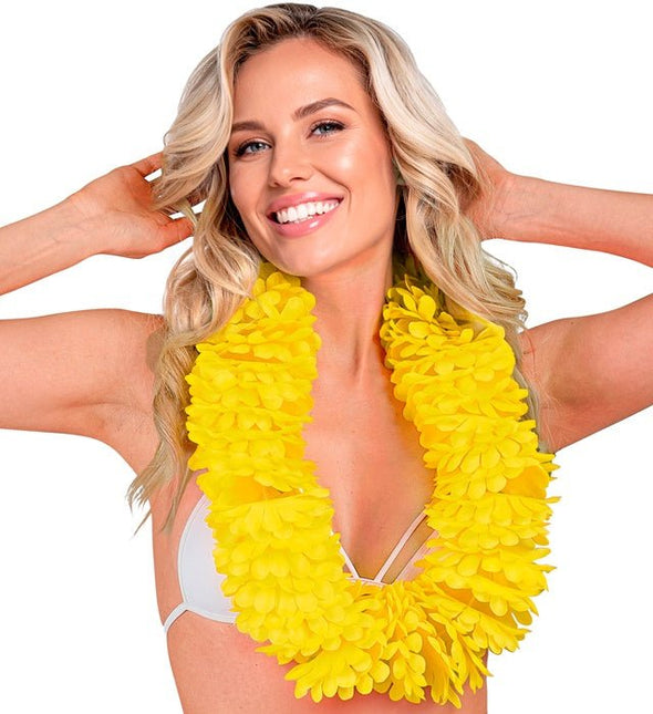 Hawaii Krans Geel van Widmann koop je bij Partywinkel