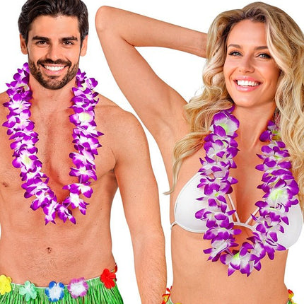 Hawaii Krans Paars van Widmann koop je bij Partywinkel