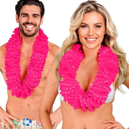 Hawaii Krans Roze van Widmann koop je bij Partywinkel