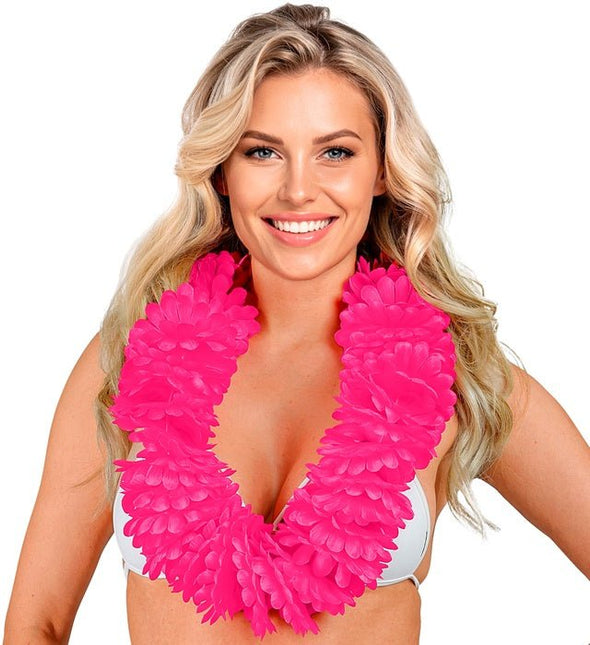 Hawaii Krans Roze van Widmann koop je bij Partywinkel