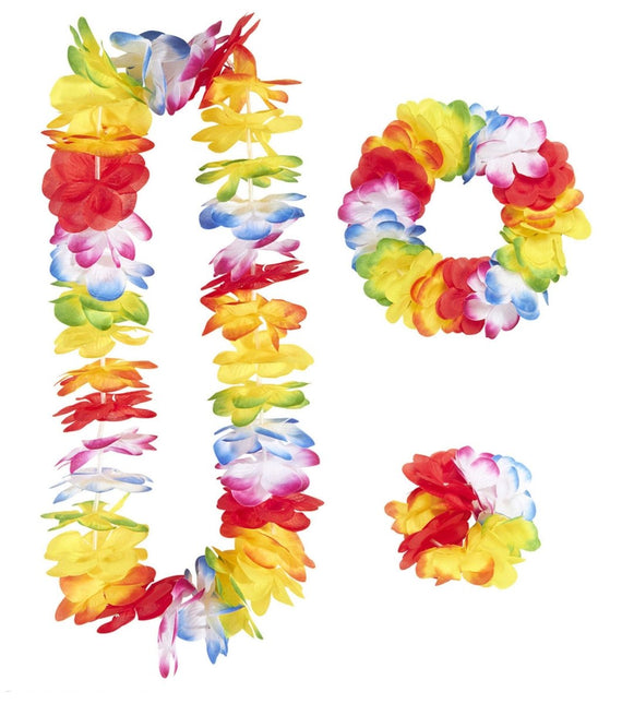 Hawaii Krans Set Luxe van Widmann koop je bij Partywinkel