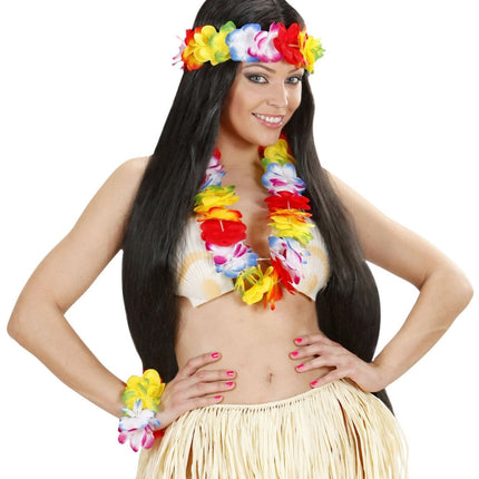 Hawaii Krans Set Luxe van Widmann koop je bij Partywinkel