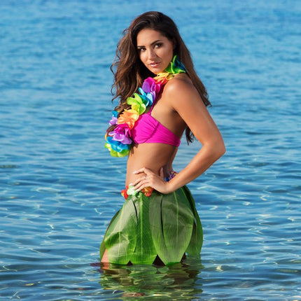 Hawaii Rokje Bananenblad 40cm van Boland koop je bij Partywinkel