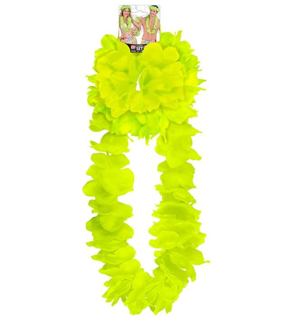 Hawaii Set Geel van Widmann koop je bij Partywinkel