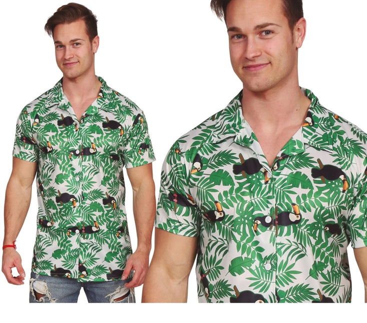Hawaii Shirt Palmbomen van Fiestas Guirca koop je bij Partywinkel