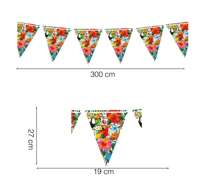 Hawaii Slinger Papier 3m van Fiestas Guirca koop je bij Partywinkel